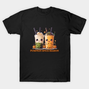 Pumpkin Spice Season Bubble Tea. T-Shirt